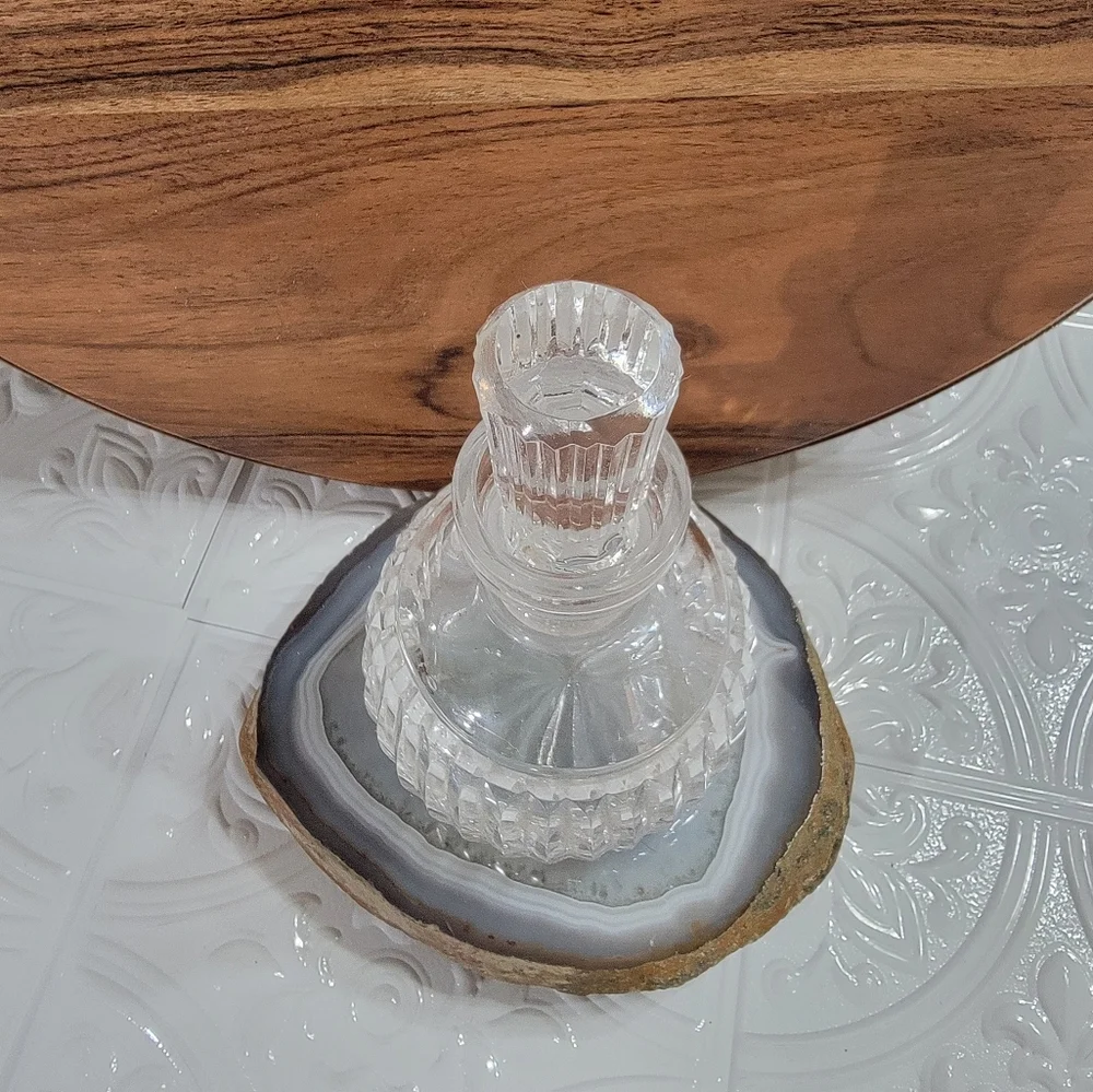 Waterford Crystal Vintage Perfume Bottle With Stopper - Picture 2 of 11